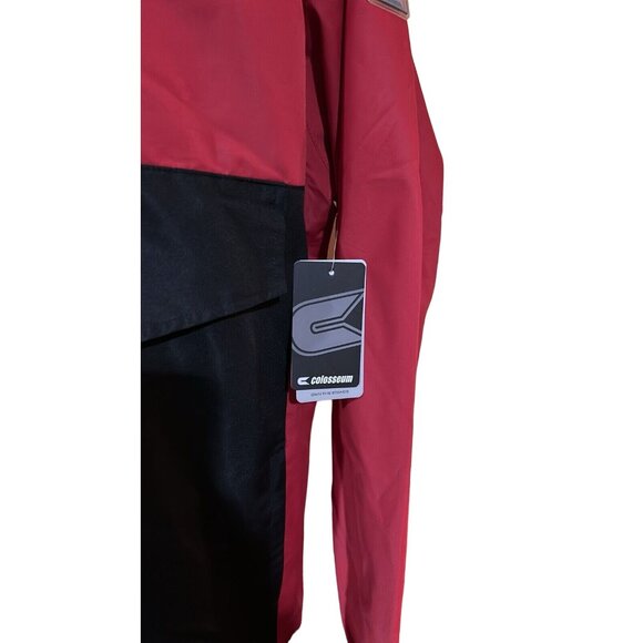 NC State Wolfpack Colosseum Long Sleeve Quarter Zip Light Jacket Mens L New - Picture 7 of 9